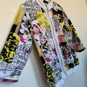 Onque Casuals Yellow and Black Jacket Size XL WOMEN